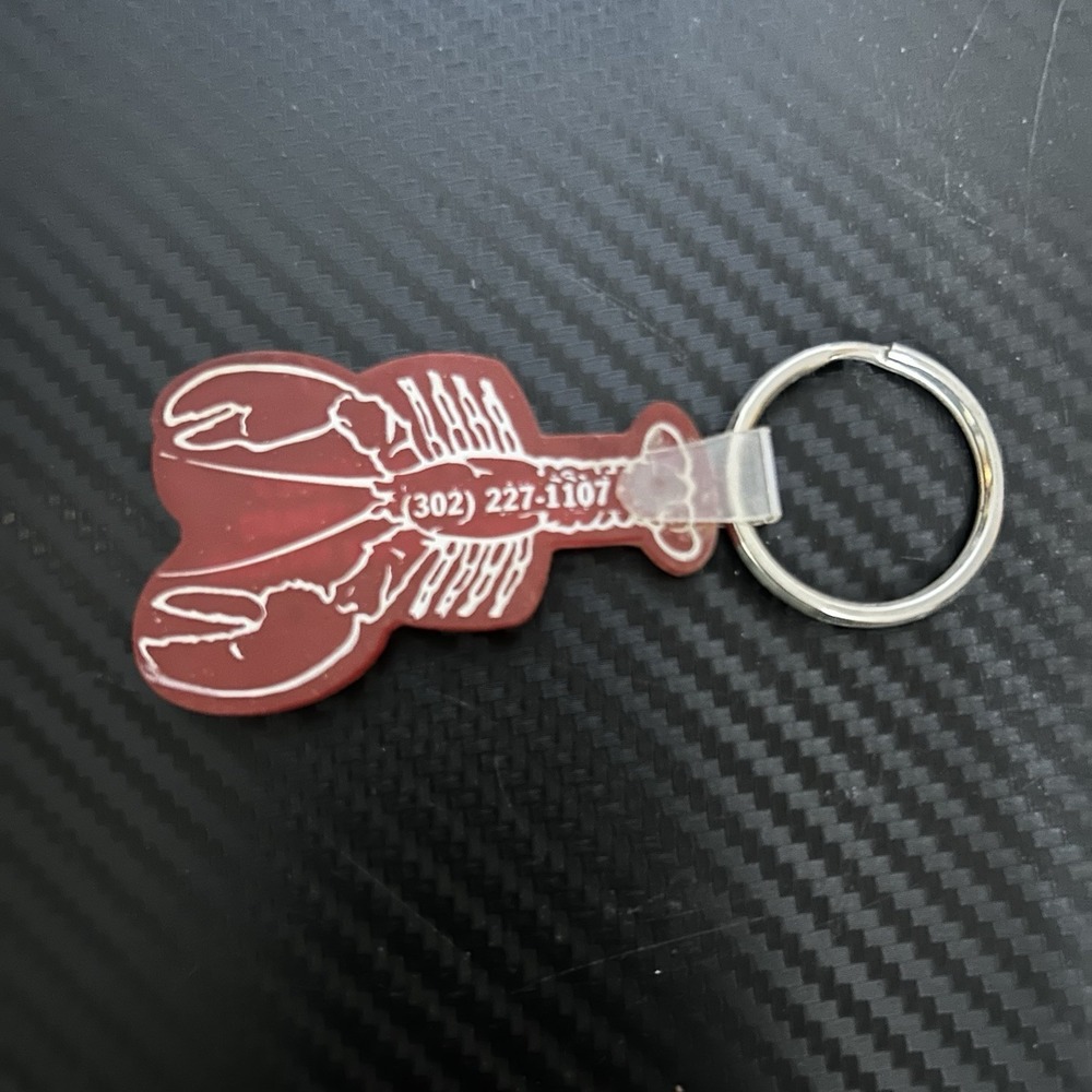 Indian River Lobster Travel Souvenir Vintage Key Chain